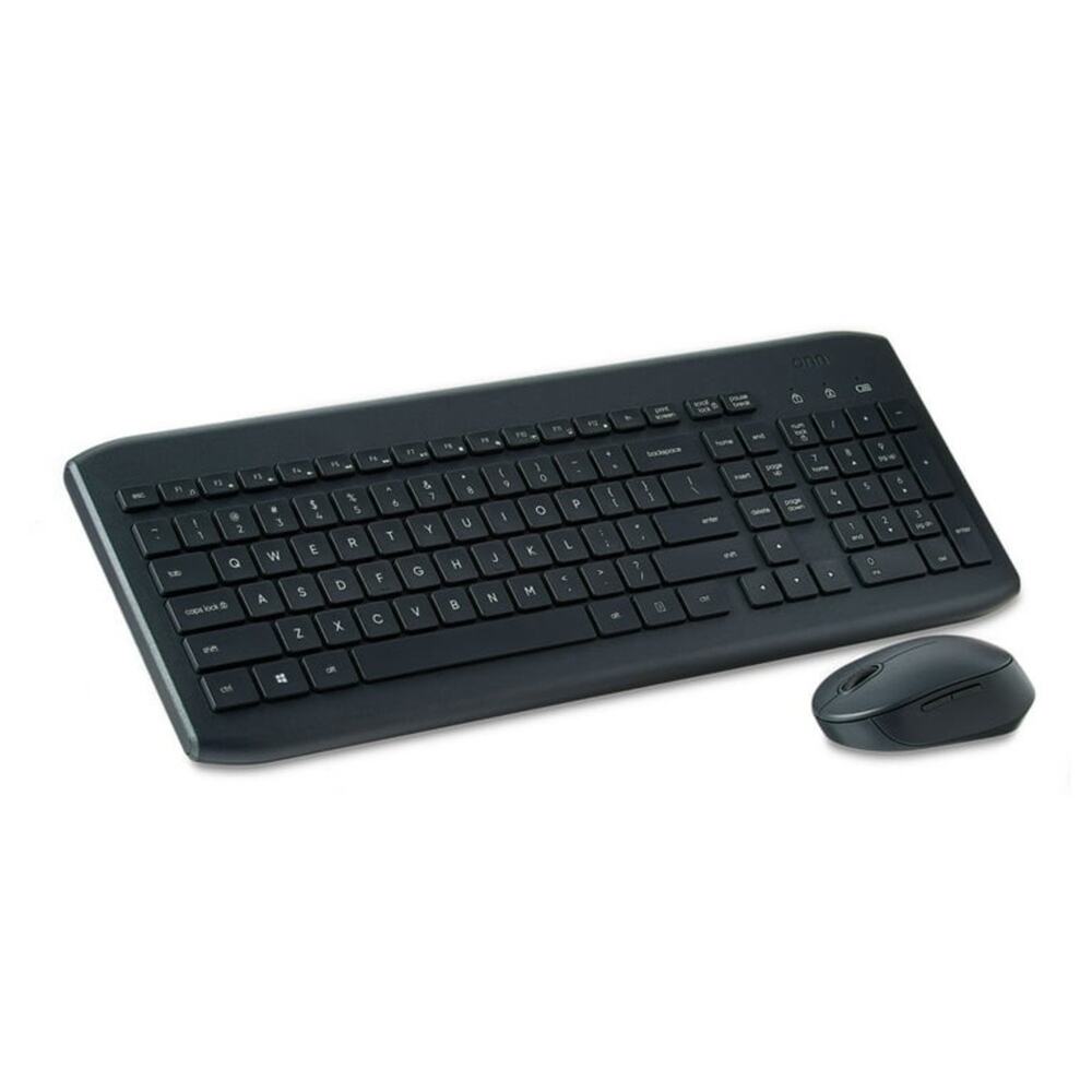 NEW SURF ONN Black White Key Wireless BlueTooth Keyboard Mouse Mousepad Set
